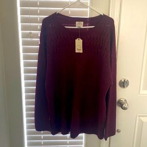 St. John’s Bay nwt purple sweater